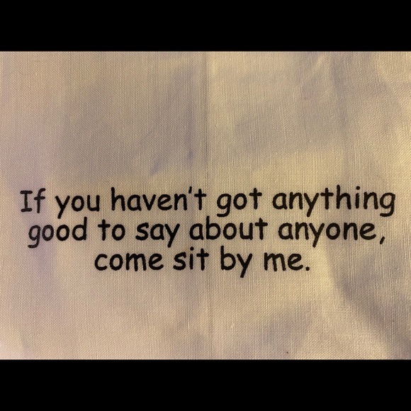 Other - Cotton tea towel with funny quote